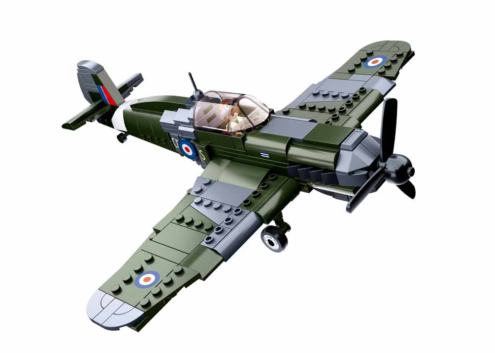 B0712 WW2 SPITFIRE FIGHTER 290 PCS AGES 8+ C16