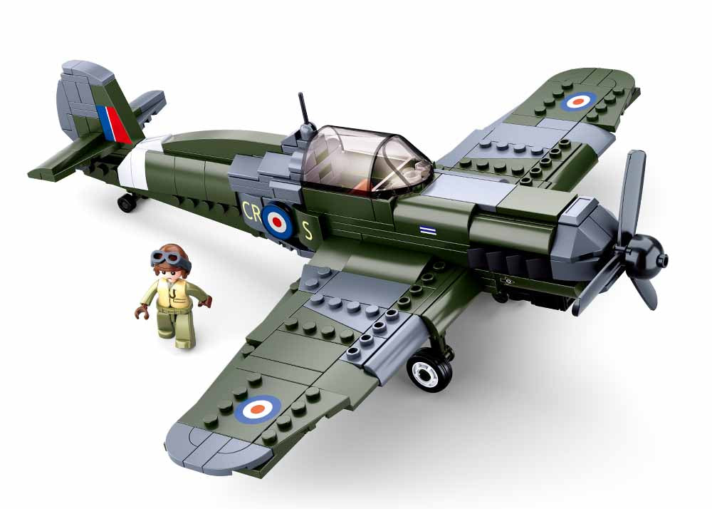 B0712 WW2 SPITFIRE FIGHTER 290 PCS AGES 8+ C16