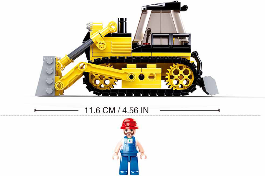 B0802 TOWN BULLDOZER 231 PCS C32