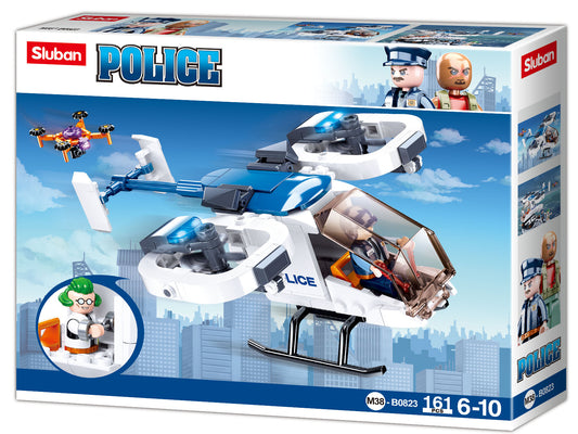 B0823 POLICE HELICOPTER 161 PCS C60