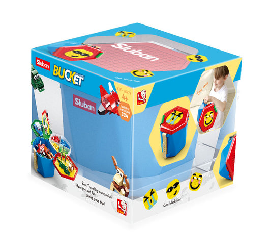Sluban Bucket bricks full of building bricks and blocks from the sluban australia range.
