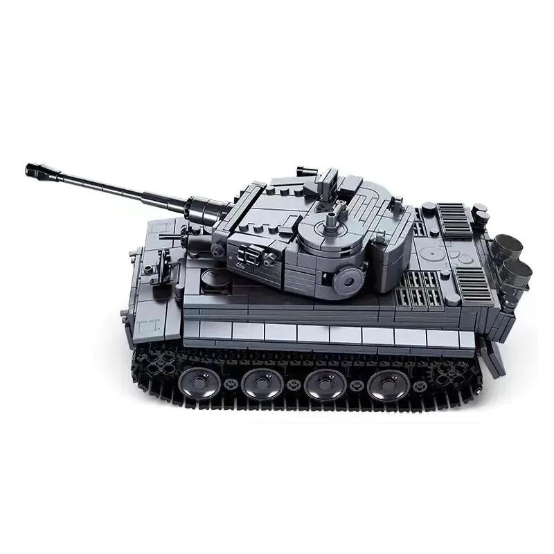 B0851 POWERBRICKS- REMOTE CONTROL PANZERKAMPFWAGEN TIGER TANK 814PCS