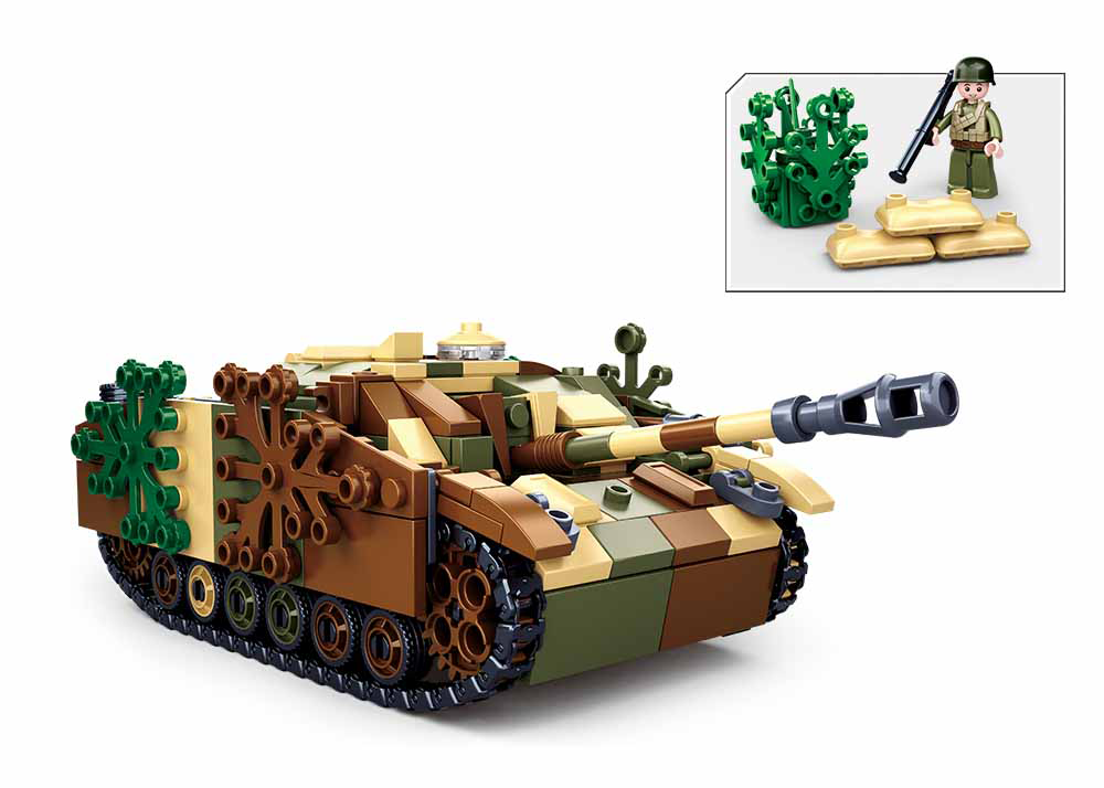 B0858 WW2 STUG III ARMOURED FIGHTING VEHICLE 524 PCS C16