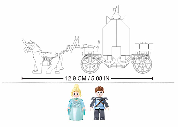 B0896 FAIRY TALES OF WINTER CARRIAGE 191 PCS 32