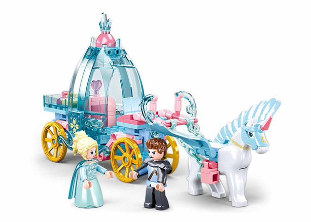 B0896 FAIRY TALES OF WINTER CARRIAGE 191 PCS 32