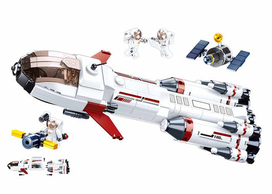 B0925 SPACE SATURN EXPEDITION ROCKET 468 PCS C12