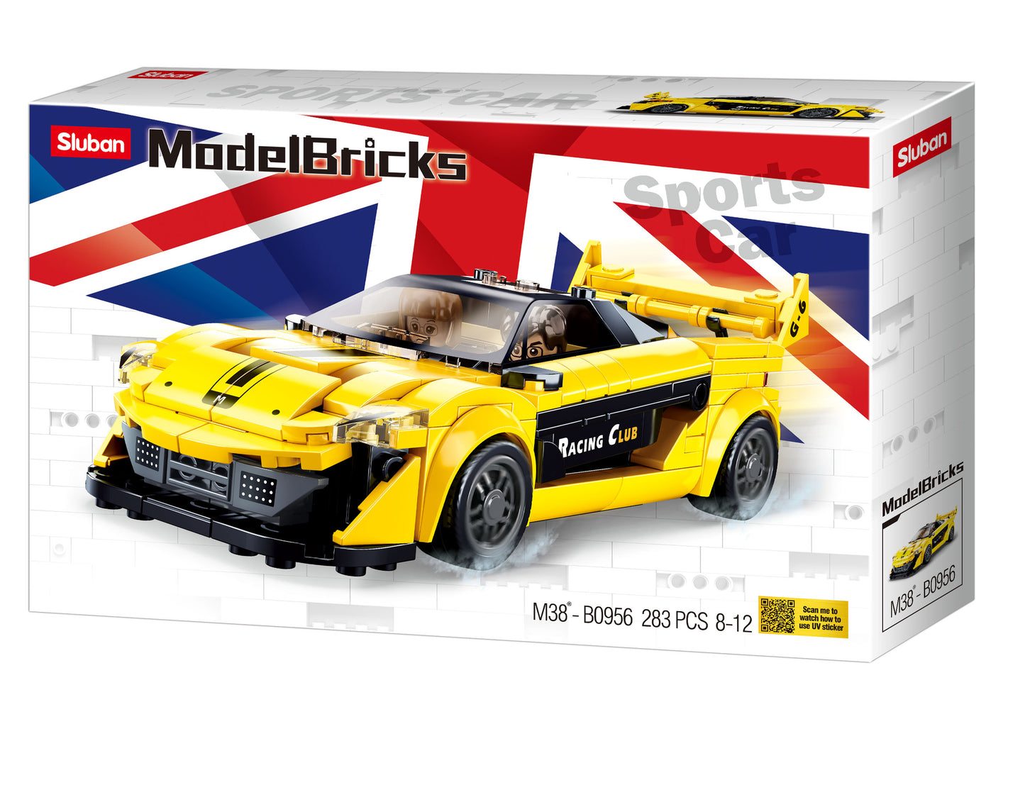 B0956 MB RACING CAR 283 PCS C16