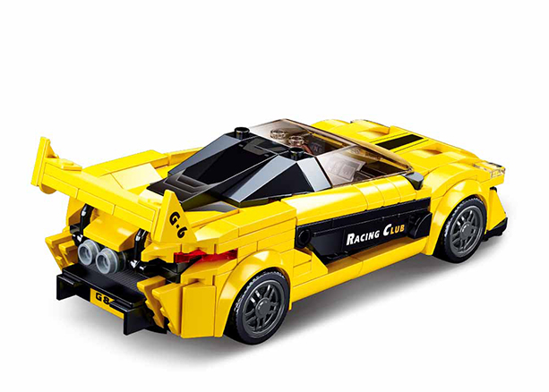 B0956 MB RACING CAR 283 PCS C16