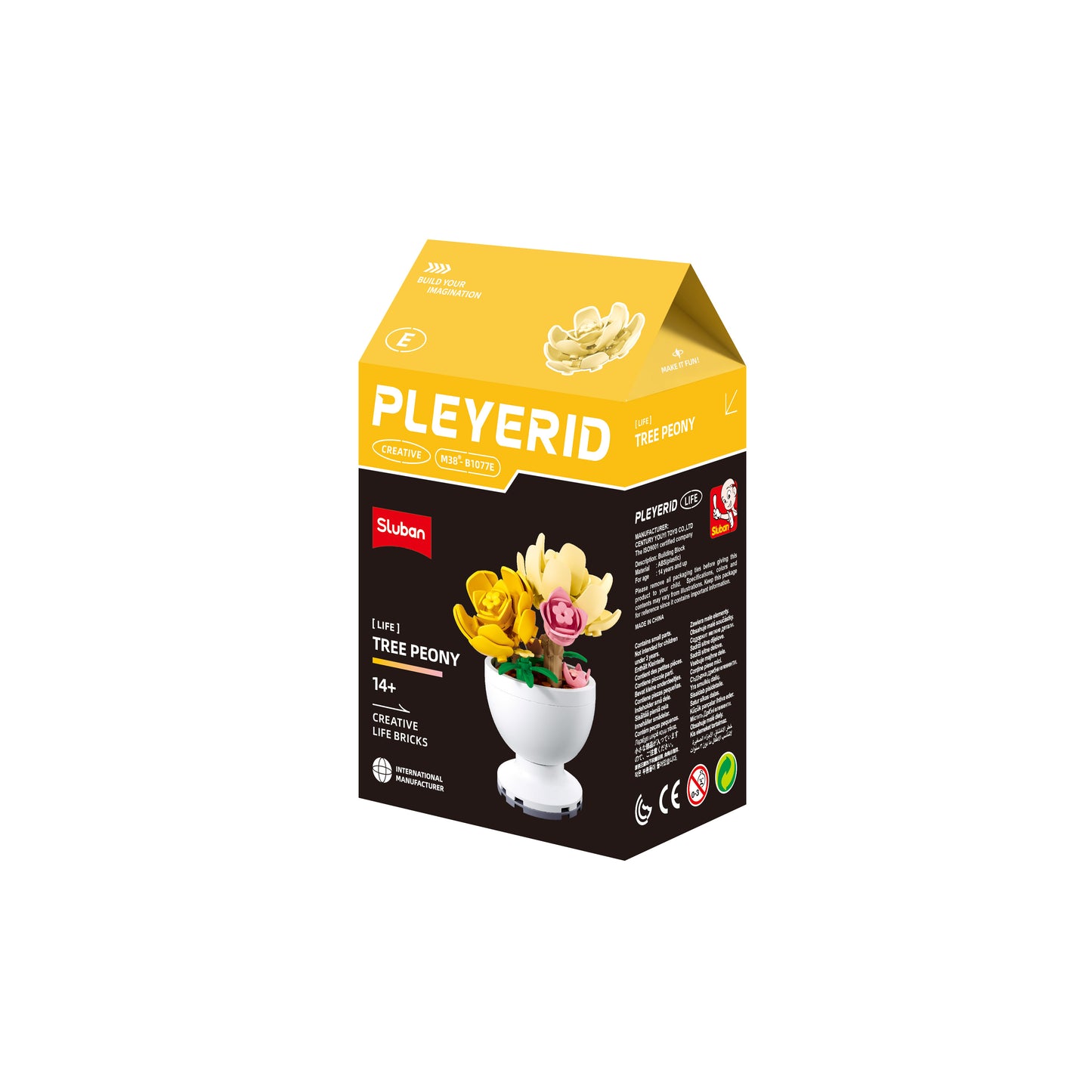B1077 POTTED PLANTS LIFE FLOWERS