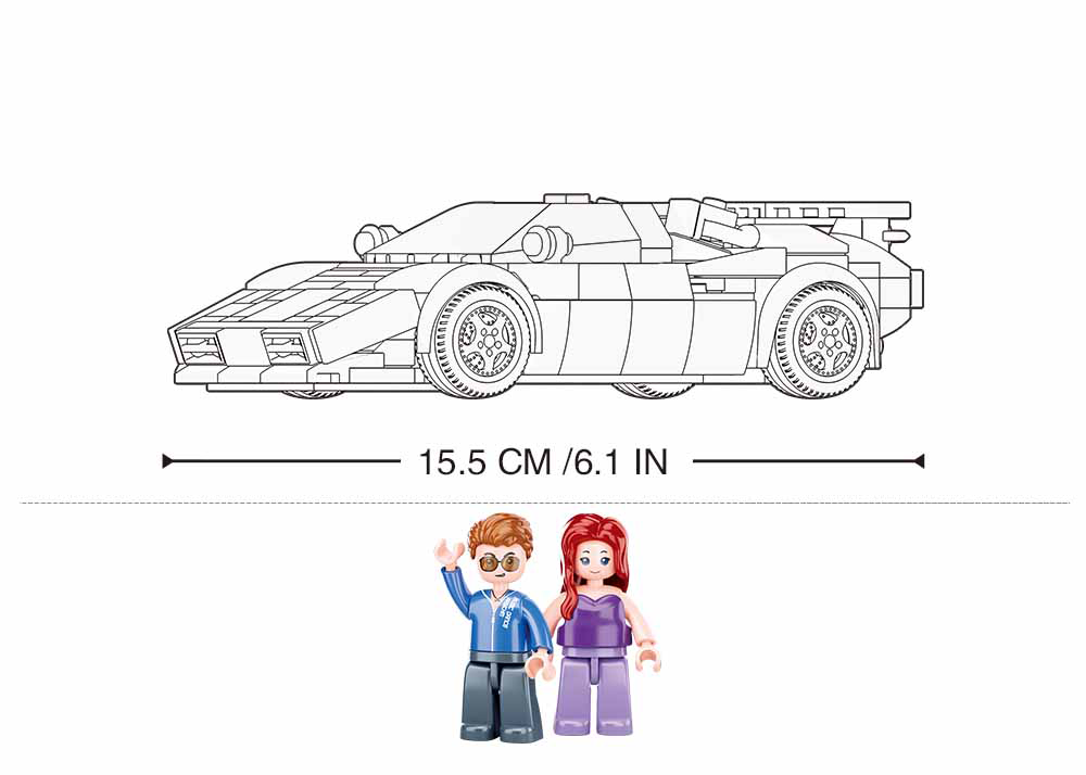 B1098 MB SPORT CAR BLACK 254 PCS C16
