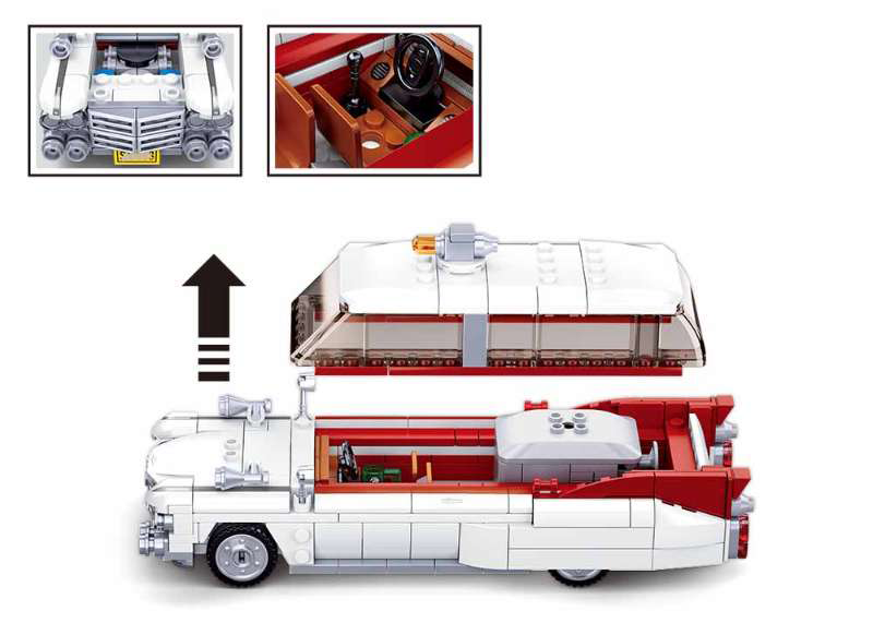 B1099  MB OLD SCHOOL AMBULANCE 411 PCS C16