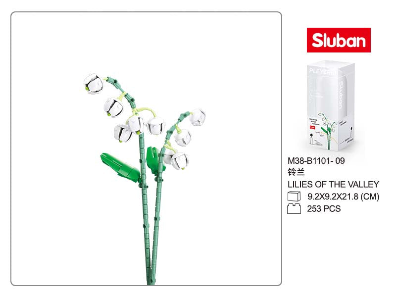 B1101-09 LILIES OF THE VALLEY 253 PCS