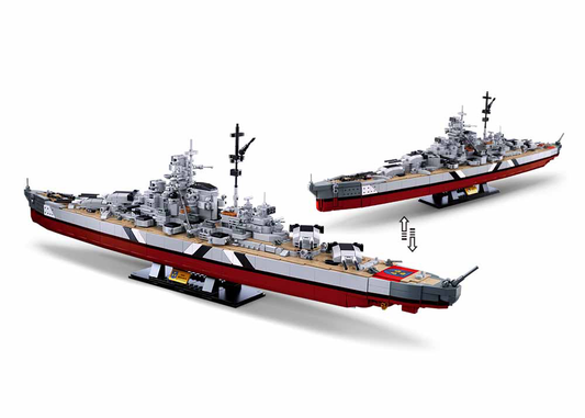 B1102 MB BISMARCK BATTLESHIP 2 IN 1 1849 PCS AGES 12+ C4