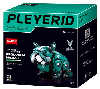 B1112B MECHANICAL BULLDOG TEAL 890 PCS C6