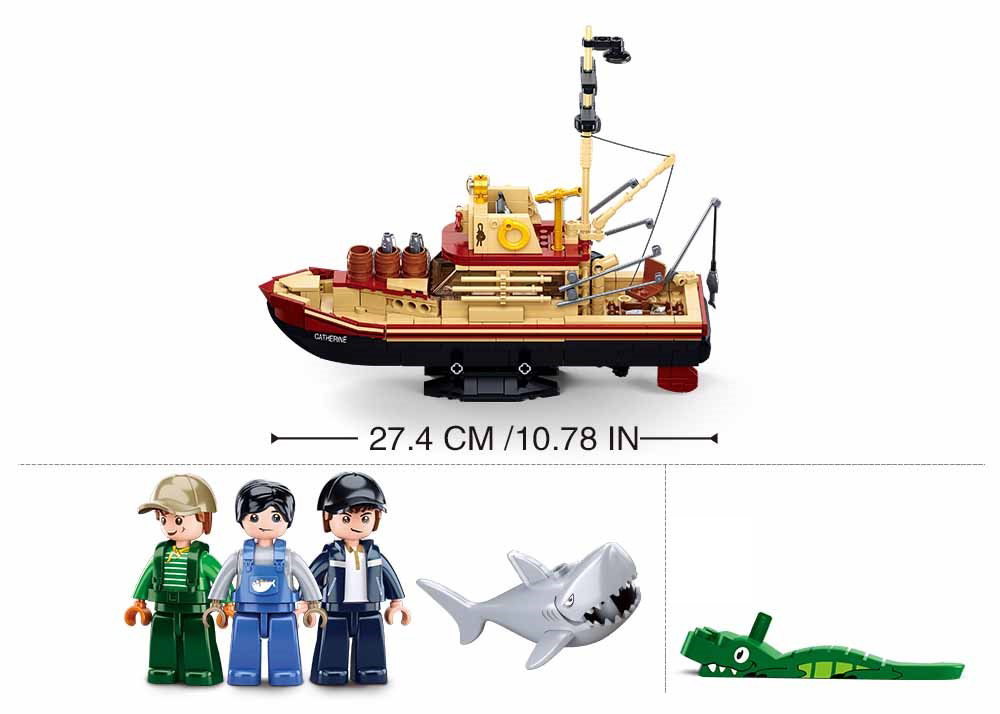 B1118 MB THE GREAT SHARK 592 PCS C12