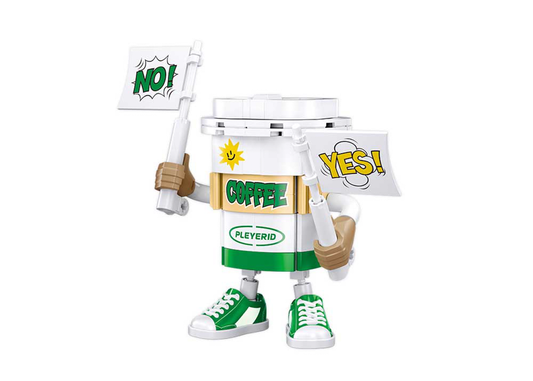 B1123A PLEYERID BEVERAGE MAN SOLD AS A DISPLAY OF 6 C9