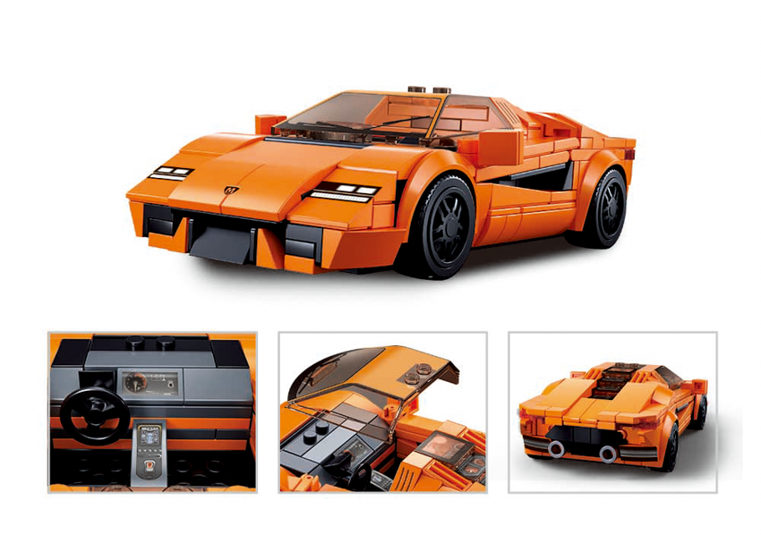 B1127 MB 2020 SPORTS CAR ORANGE SCALE 1:32 264 PCS C16