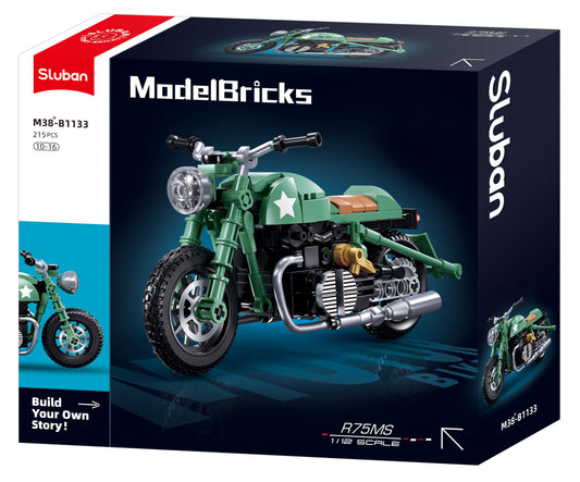 B1133 MB MOTOR BIKE R75MS from sluban australia building bricks