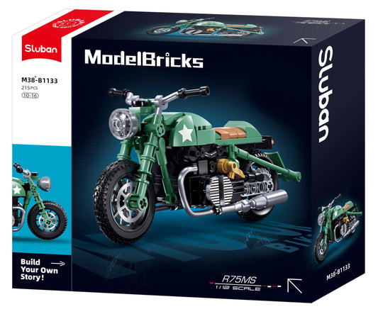 B1133 MB MOTOR BIKE R75MS SCALE 1:12 215 PCS C36