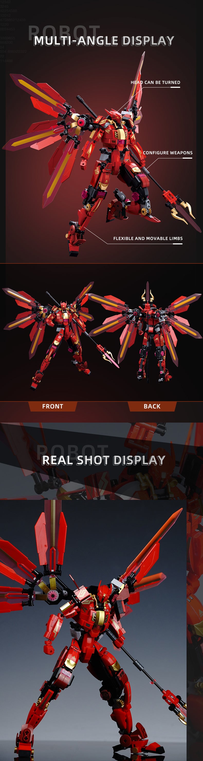 B1152 P.R. MECHA FLYING 511 PCS C16