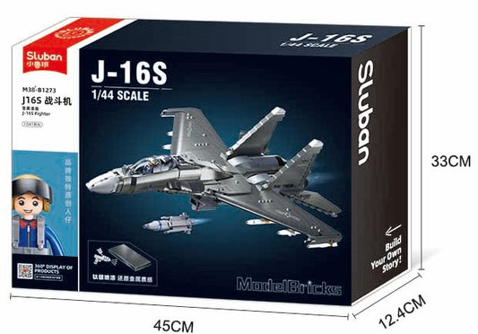 B1273 MB J16 FIGHTER SCALE 1:44 1041 PCS