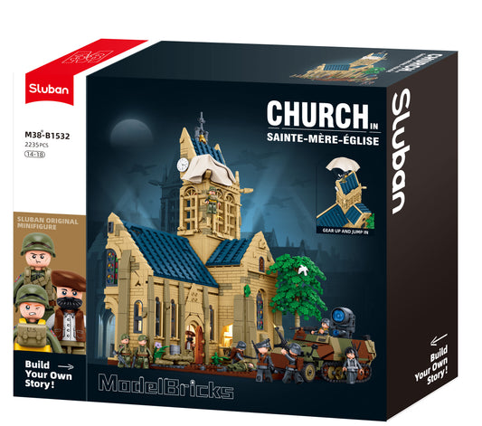 B1532 MB BATTLE OF SAINTE MERE EGLISE 2287PCS