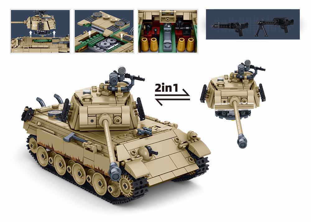 B1535 MB PANTHER G TANK SCALE 1:35 873 PCS