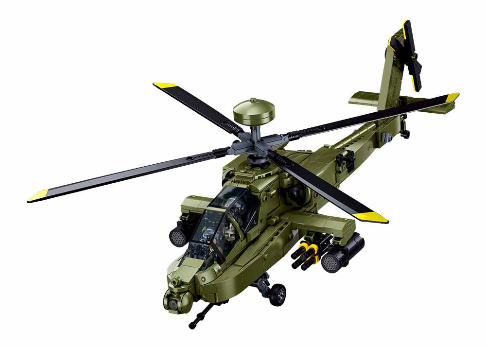 B1536 MB AH-64D APACHE SCALE 1:35 728 PCS