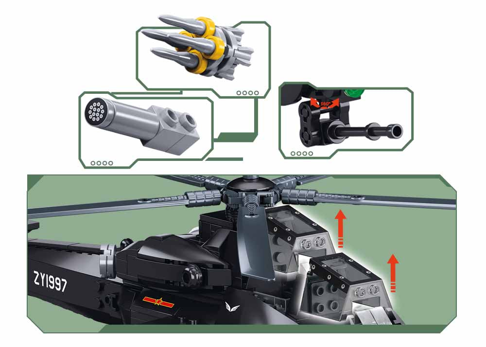 B1558 ARMY WZ-10S HELICOPTER