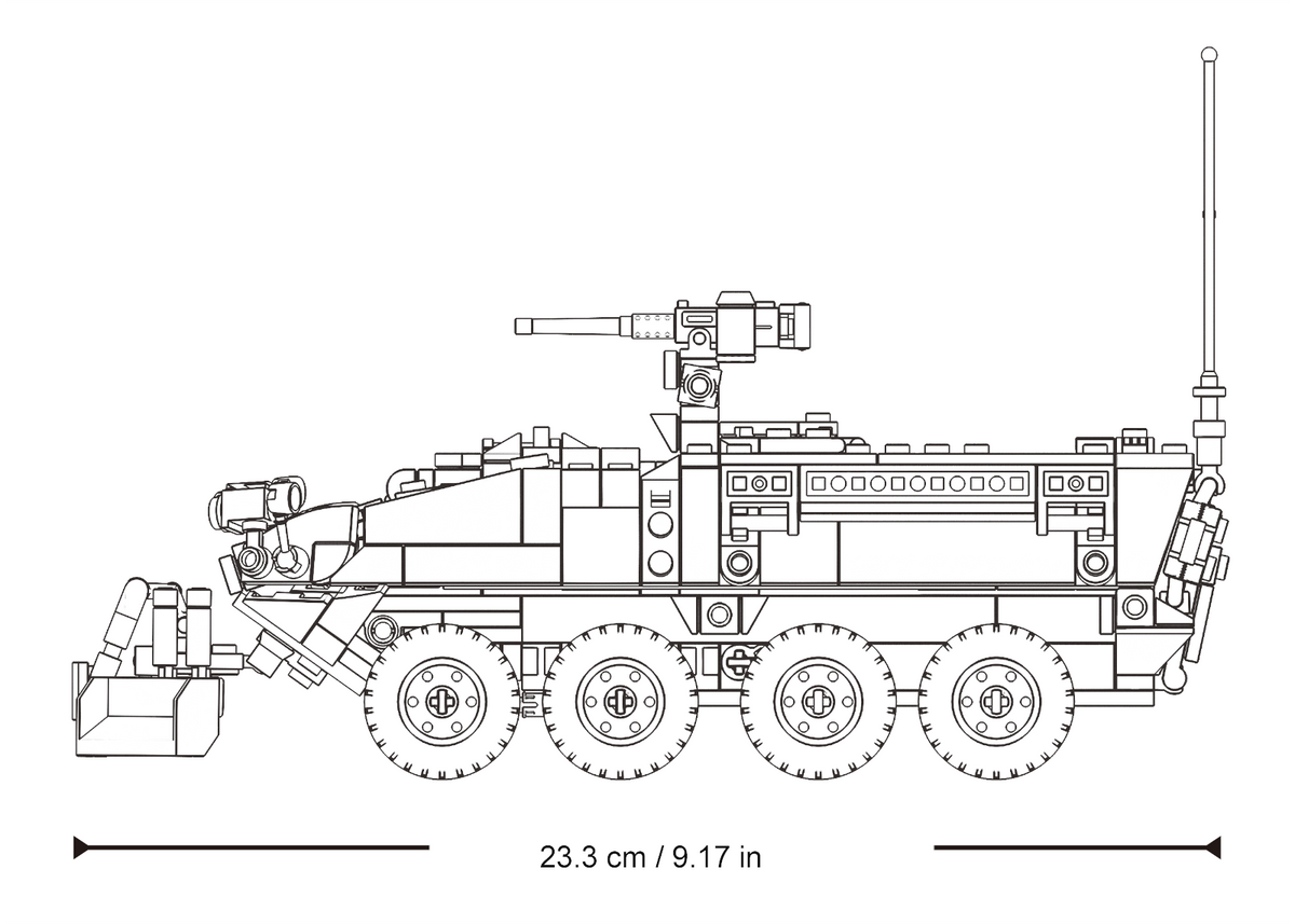 B1611 TANK M1126-S