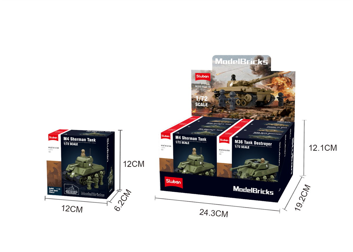 B1618 TANKS 1/72