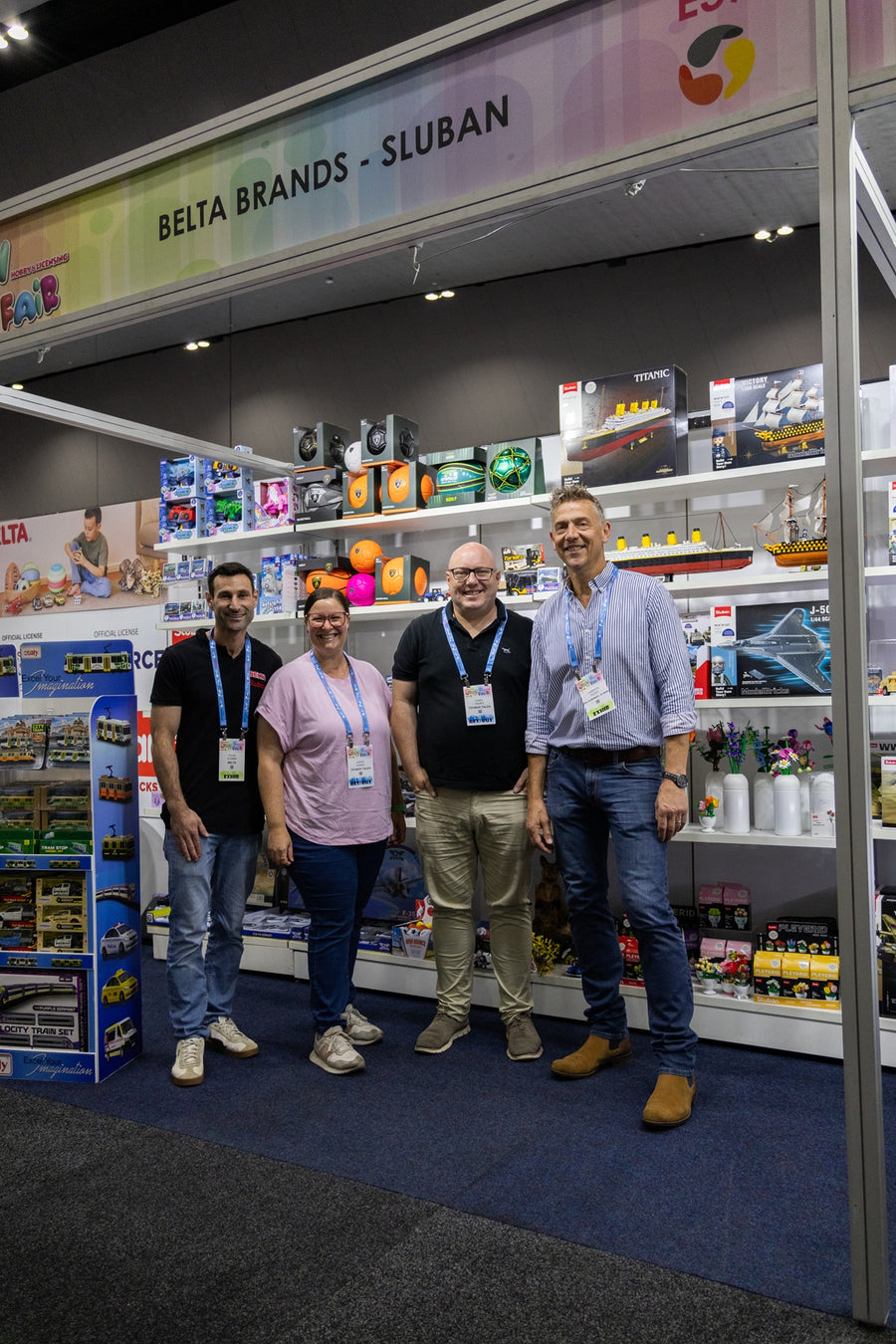 The Belta Brands trade stand