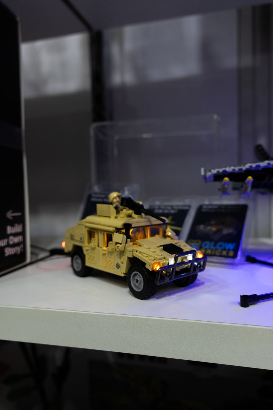 Lit display builds