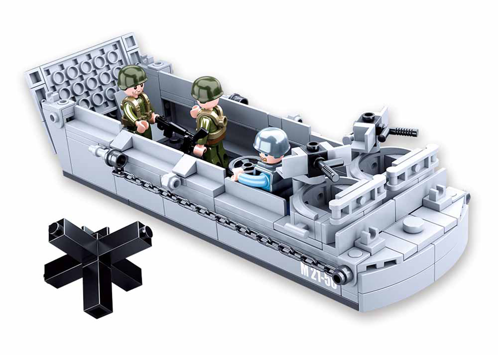 B0855 WW2 HIGGINS LANDING CRAFT 182 PCS C32