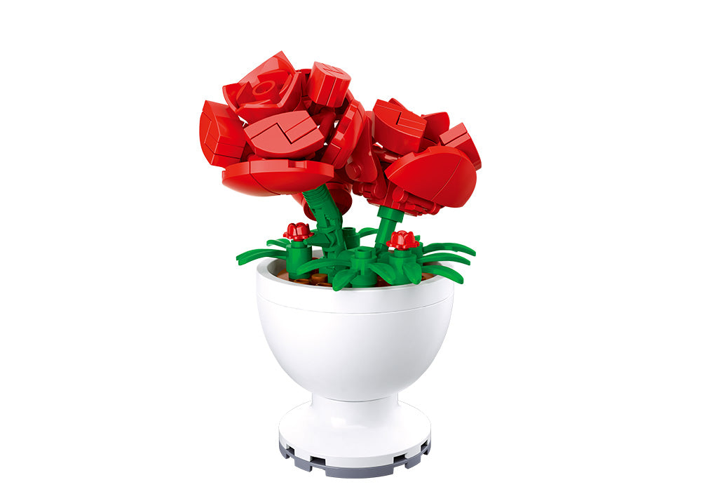 B1077 POTTED PLANTS LIFE FLOWERS
